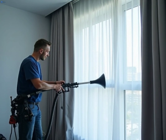 Professional drapes cleaning process tools Matty Curtain Cleaning matraville-nsw