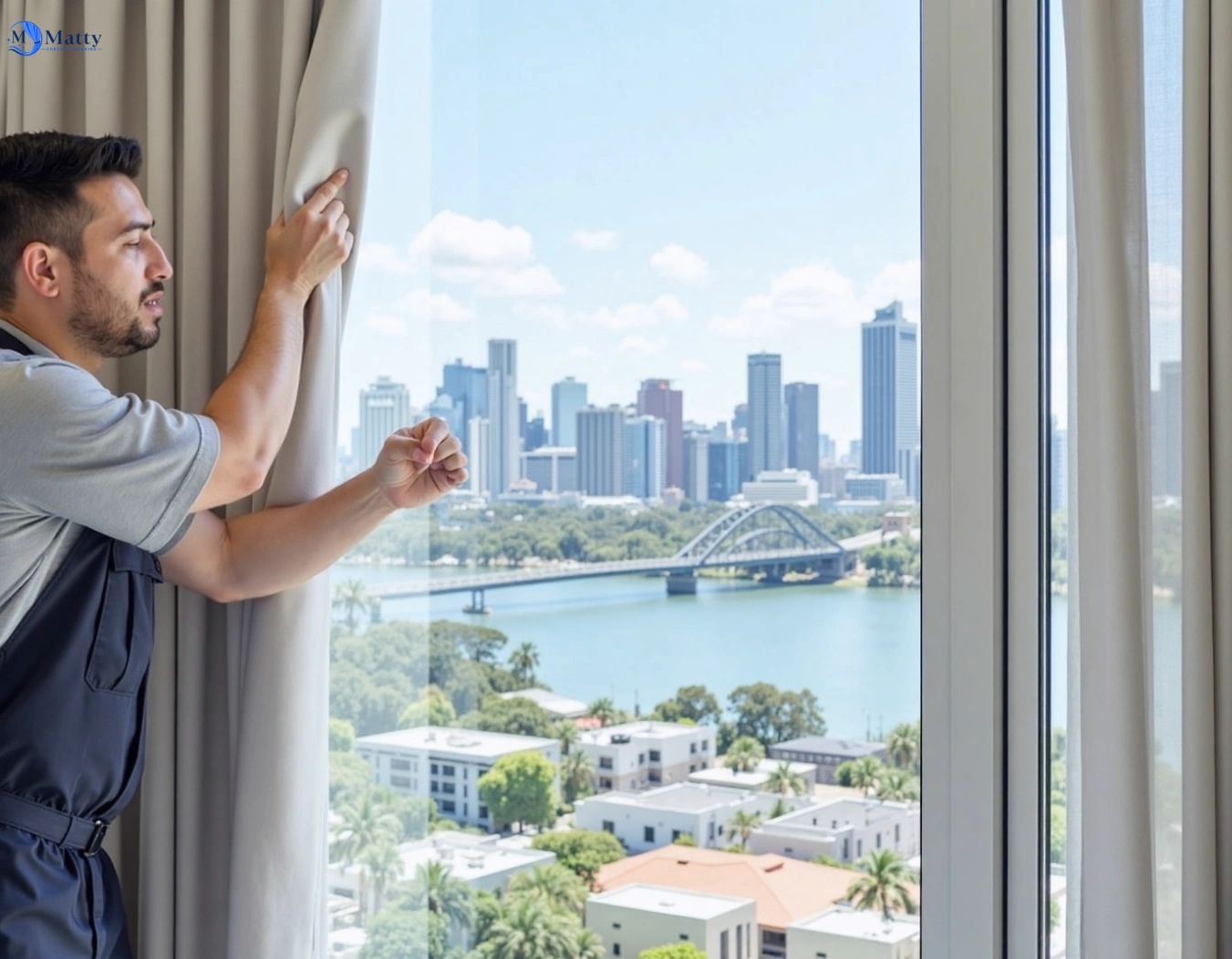 Professional curtain steam cleaning service matraville-nsw QLD by Matty Curtain Cleaning